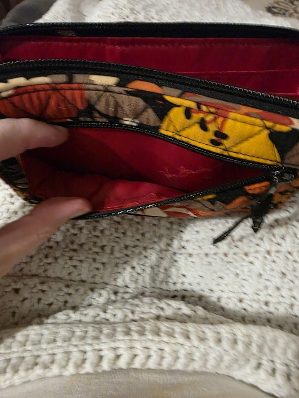 Vera Bradley "Bittersweat" Quilted Zip Wallet - Picture 6 of 6